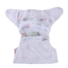 Gdeal 4pcs Baby Training Pants Panties Diapers Reusable Washable Baby 3 Layers Cotton Diaper Cover Waterproof Cloth Cotton Diapers (Random Design)
