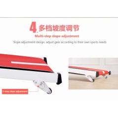 Gdeal Multi-Function Slimming Mini Walking Machine Home Exercise Fitness Gym Mini Foldable Running Manual Treadmill With Sit Up Stand