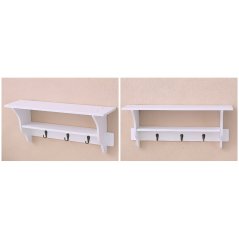 Gdeal GTE Wall Mounted Decorative Creative Vintage Minimalist Shelf Hook Rak Hiasan رق هياسن