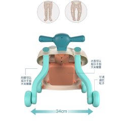 Gdeal Three In One Baby Push Walker Scooter Anti Rollover Newborn Early Learning Game Board