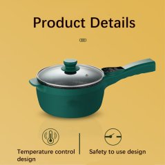 Gdeal Mini Household Dormitory Electric Heating Pot Modern Office Electric Cooking Hot Pot With Steamer Pot