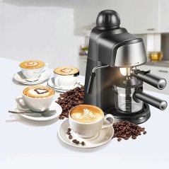 Gdeal Multifunctional Imported Steam Espresso Maker Semi-Auto Espresso 5 Bar 240ML Electric Coffee Maker Machine