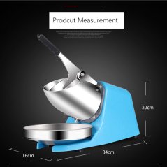 Hometech2u Ais Kacang Heavy Duty Commercial Ice Shaver and Ice Crusher Machine Mesin ABC