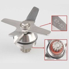 Hometech2u Heavy Duty Ice Blender Blade For TWK-767 TM-800 Pisau Blender Knife Ice Crusher Blades Blender Spare Parts 67-02 小太阳