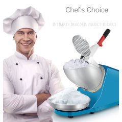 Hometech2u Ais Kacang Heavy Duty Commercial Ice Shaver and Ice Crusher Machine Mesin ABC