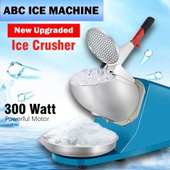 Hometech2u Ais Kacang Heavy Duty Commercial Ice Shaver and Ice Crusher Machine Mesin ABC