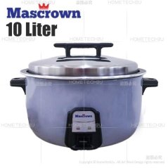 Hometech2u MASCROWN 10L 4.2L High Quality Commercial Electric Rice Cooker / 电饭锅 MERC-042 MERC-10