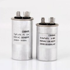 Hometech2u 450V AC Motor Capacitor Air Conditioner Compressor Start Capacitor CBB65 10uF 20uF 25uF 30uF 35uF 40uF 45uF 50uF Air conditioning