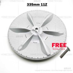 Hometech2u Midea Washing Machine Pulsator Dia:335mm / 375mm 11z FREE Screw