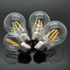 Hometech2u Vintage LED Filament Candle Light Retro Edison Globe Bulb E27 A60 Screw Bayonet Base 220V Cool Warm White Lamp