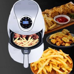 Hometech2u iSONIC 3.2L Multifunction Air Fryer Chicken Oil free Air Fryer Health Fryer Pizza Cooker Smart Touch LCD Electric Deep Airfryer IAF-W320L
