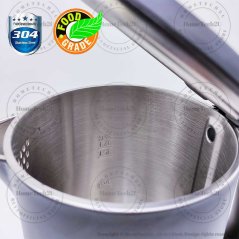 Hometech2u Faber FCK DW2200 Kettle 1.7L Stainless Steel Double Wall Conceal Heating Element(Sirim)