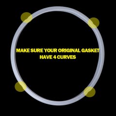 Hometech2u Electric Pressure Cooker Gasket Seal Ring Pressure Cooker Accessories Silicone Ring Pressure Cooker Pot Ring 2L 2.5L 2.8L 3L 4L 5L 6L