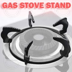 Hometech2u Gas Stove Stand Cooker hob Stand Wok Burner Stand Holder Kaki Dapur Gas Masak