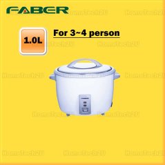 Hometech2u Faber FRC106 FRC210 FRC218 FRC228 Conventional Rice Cooker with Keep Warm 0.6L 1.0L 1.8L 2.8L