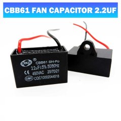 Hometech2u Fan Capasitor Motor Capacitor CBB61 1uf 1.2uf 1.5uf 1.8UF 2uf 2.5uf 3uf 3.5uf 4uf 4.5uf 5uf 6uf 8uf 10uf 12UF 14UF 16UF