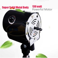 Hometech2u Minlite 20" Heavy Duty Commercial Industrial 3 Blades Stand Fan Cooling Strong Wind (Metal Body)