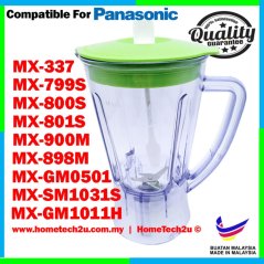 Hometech2u OEM BLENDER JUG BIG 1080 FOR PANASONIC MX-GM1011H, MX-800S, MX-801S, MX-900M, MX-337, MX-898M, MX-SM1031S, MX-GM0501, MX-799S