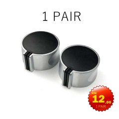 Hometech2u Universal Silver Gas Glass Hob Stove Knobs Cooker Oven Hob Kitchen Switch Control Newest 302 button Spare Parts