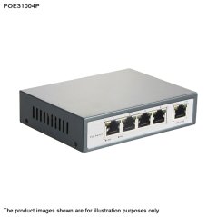 محول طاقة poe31004p 4+1 منافذ طاقة عبر الإيثرنت 65W ميغابت في الثانية
