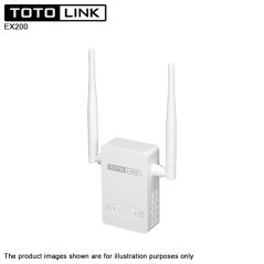 Totolink EX200 300Mbps Wireless N Range Extender With 2x 4dBi