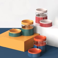 Automatic Feeder Pet Bowl Heightening Neck Protection (3 Colors)