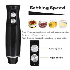 Gdeal 5 In 1 Baby Food Supplement Juice Soy Milk Minced Meat Blender Hand Grinder Kitchen Tools