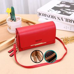 Gdeal Women New Wallet Korean Version Large Capacity Multifunction Shoulder and Long Clutch Bag Coin Purse