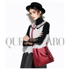Gdeal 3 In 1 Fashion Plain Bag Women Pu Leather Elegant Handbag Wallet Purse Card Holder Set