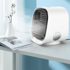 Gdeal Mini Air Cooler Humidification USB Fan Portable Desktop Office Home Air Conditioner Fan