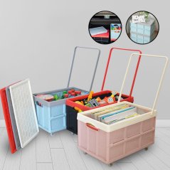 Gdeal GTE Storage Box With Wheels Organizer Box Classroom Loading Book Bedroom Storage Car Box