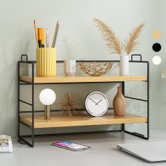 Gdeal GTE 2 Layers Desktop Racks Desks Storage Offices Dormitory Study Table Organizer