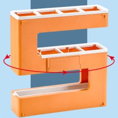 Gdeal GTE Creative Umbrella Stand Wall Mounting Free Punch Umbrella Holder Rack Storage
