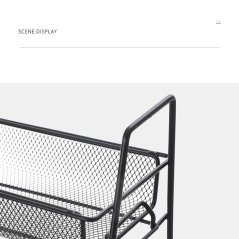 Gdeal GTE 2 Layer Iron Cosmetic Storage Rack Desktop Storage Multifunctional Rack