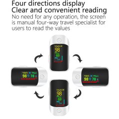 Gdeal Portable Fingertip Oximeter Pulse Blood Pulse Personal Finger Oximeter With Bluetooth