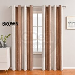 GTE Living Room Curtains Sunscreen UV Protection High Precision Full Shading