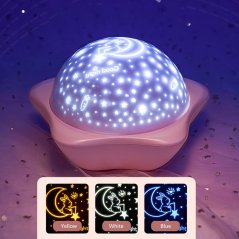 Gdeal GTE Creative Cartoon Starry Sky Projector LED Night Light Bedroom LED Light Lamp