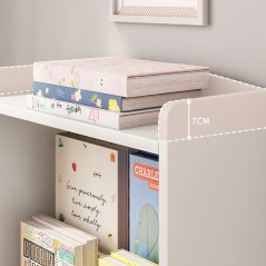 Gdeal GTE Bookshelf Book Stand Floor Storage Rack Household Small Bookcase Baby Toy Storage Rack