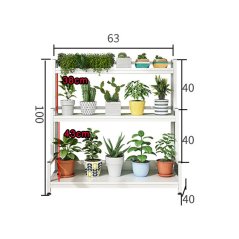 Gdeal GTE Flower Stand Household Shelf 3 Layer Floor Standing Indoor Flower Pot Stand