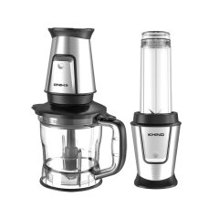 Hometech2u Khind 4 in 1 Multi Blender Chopper BLC129 500W (Stainless Steel Blades)