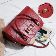 Gdeal Women Fashion Embossed Handbag Trade Large Capacity One Shoulder Messenger Casual Bag