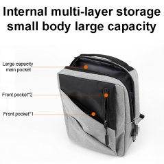 Gdeal USB Large Capacity Men Chest Bag Korean Casual Women One Shoulder Business Messenger Riding Bag