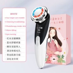 Gdeal Portable Ultrasonic Warm Skin Rejuvenation Beauty Device Phototherapy Tender Skin Cleaning Detoxification