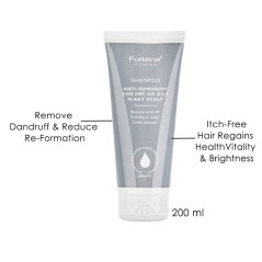 Foltene Pharma Anti-Dandruff Shampoo for Dry Or Oily Flaky Scalp 200ML