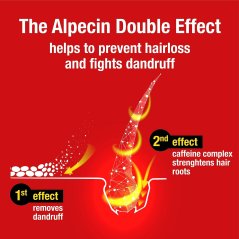 Alpecin Double Effect Anti Dandruff and Hair Growth Shampoo 3x 200ml