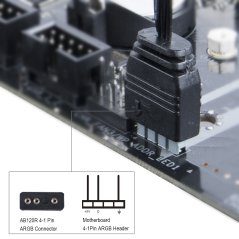 Silverstone Air Blazer 120R 120mm RGB Fan (Black)