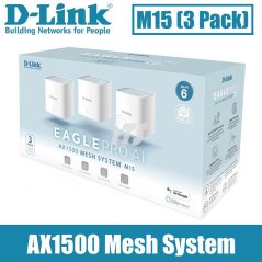D-Link Eagle PRO AI AX1500 Mesh System (3-Pack)