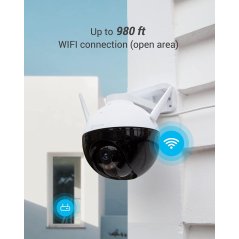 ازفيز كاميرا مراقبة ليلية C8C بالواي فاي، تصوير بانوراما 360 درجة