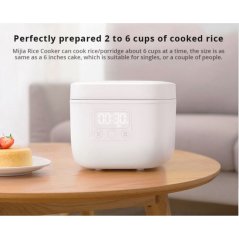 شاومي جهاز طهي الأرز كهربائي ذكي سعة 1.6 لتر بشاشة LED طراز (DFB201CM)