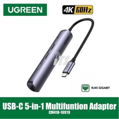 UGREEN USB-C 5 in 1 Multifunction Adapter (CM418-10919)